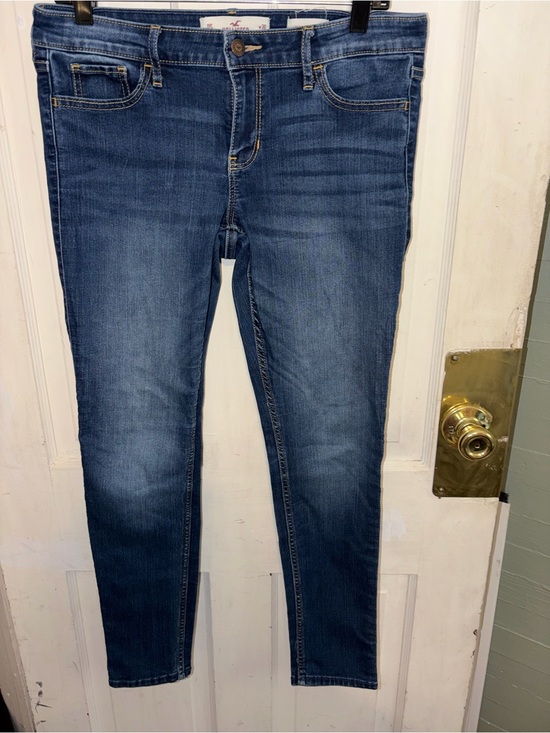 Hollister Denim - Hollister Women’s Dark Blue Skinny Jeans